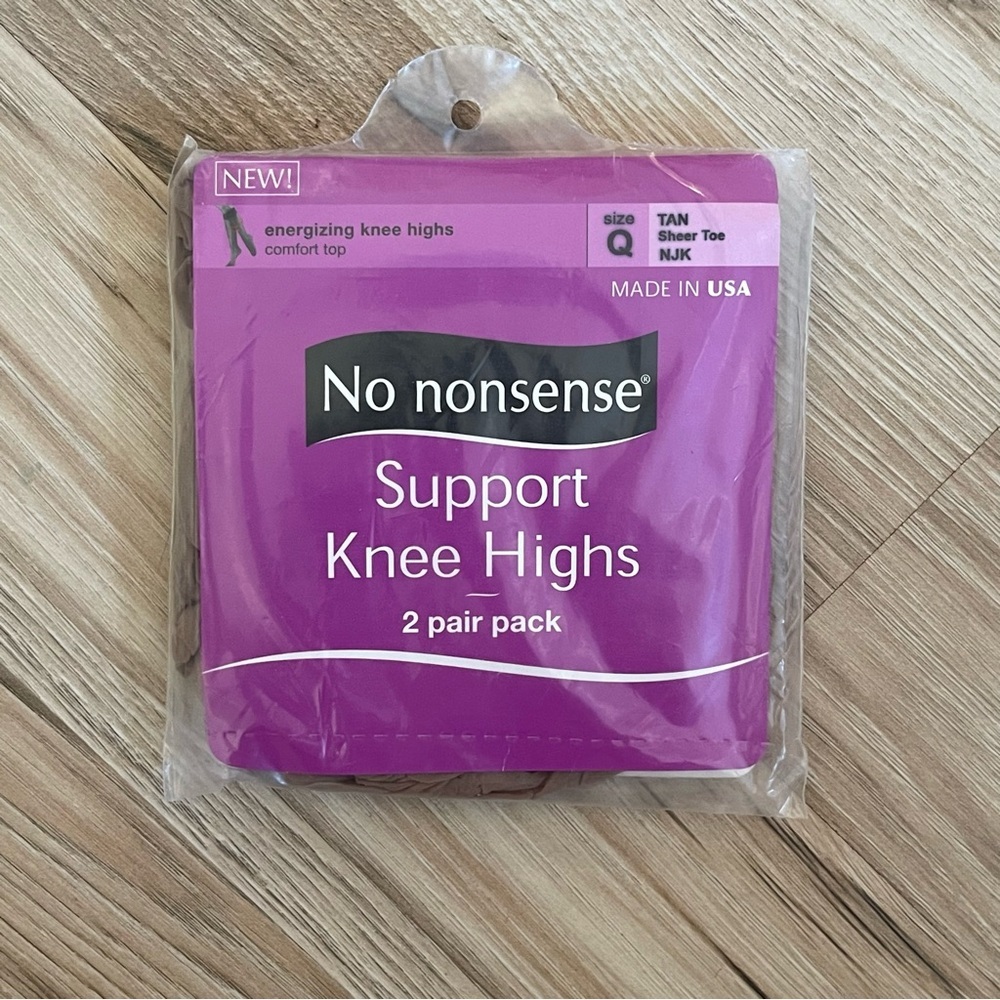 No nonsense support knee high socks 2 pairs